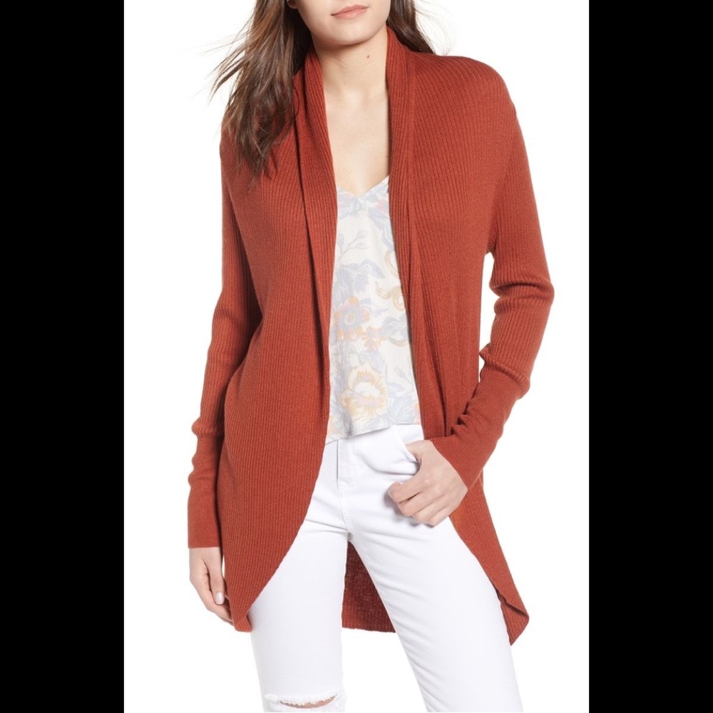 Leith Ribbed Shawl Cocoon Sweater